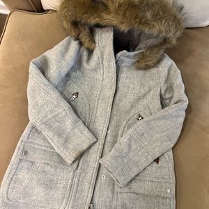 J.CREW Petite Chateau Parka Coat Size 0